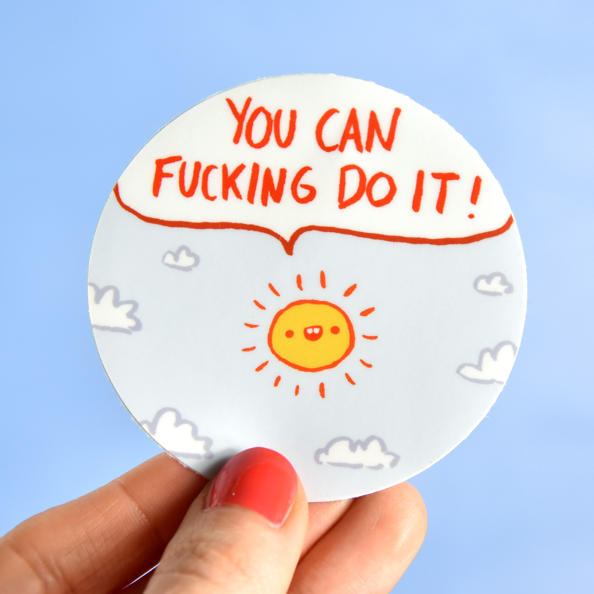 You can do it - Physical Reminder Sticker