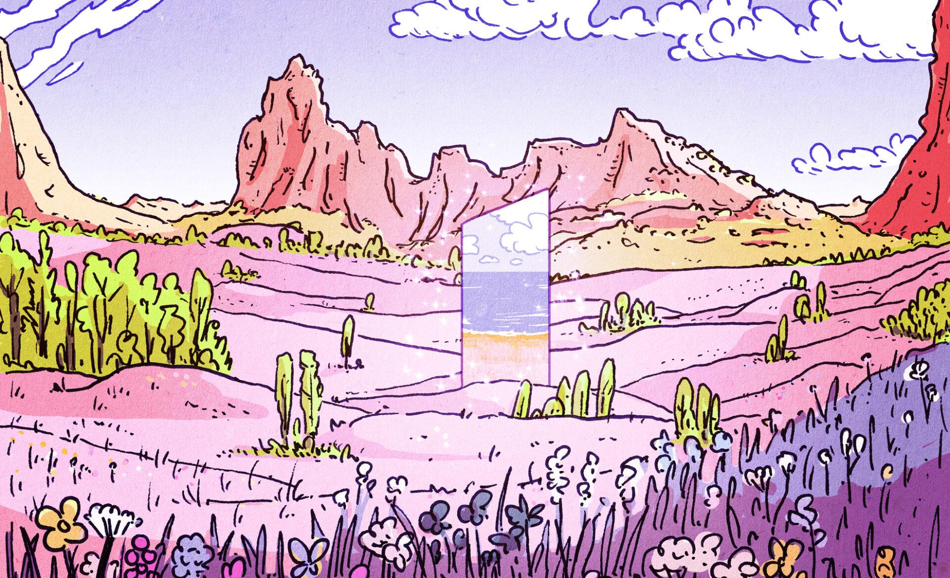 Landscape fantasy Illustration Concept