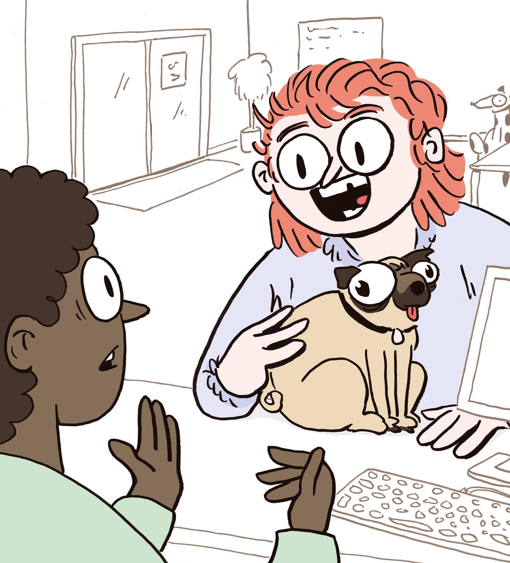 Pet Book Illustration Title